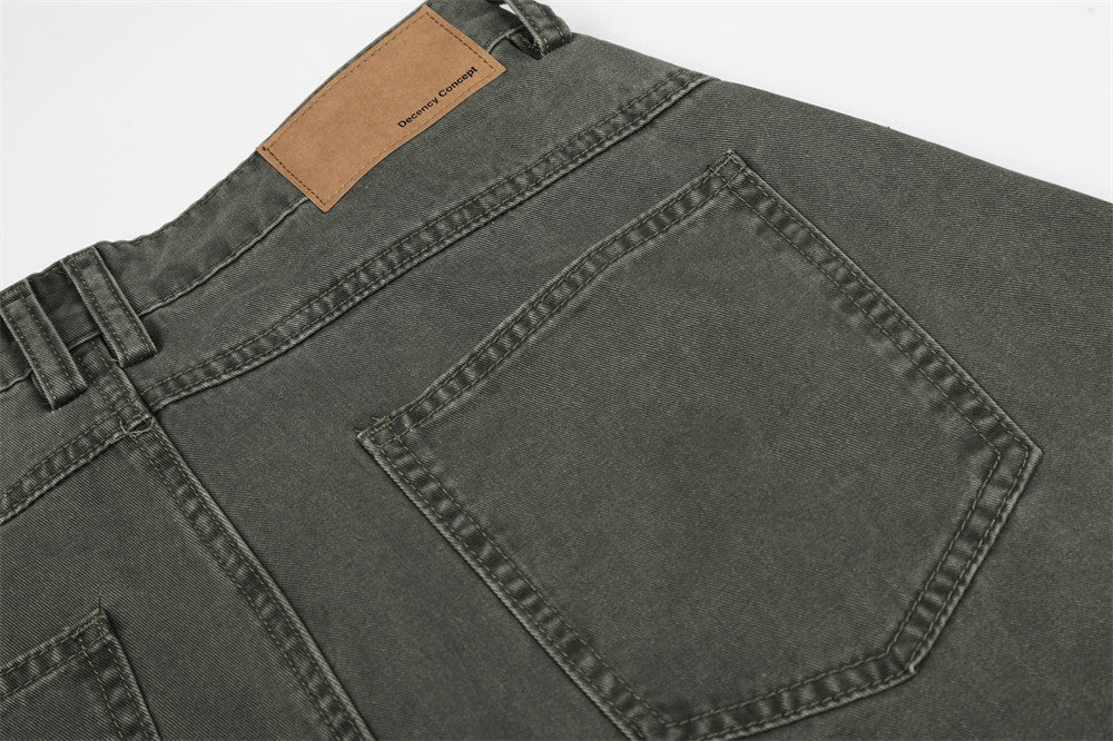 Balloon-Leg Cargo Pants - Wide-Leg