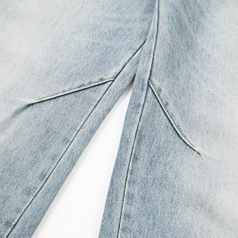 Balloon Wide-Leg Denim Jeans