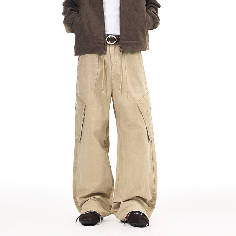 Baggy Wide-Leg Cargo Pants