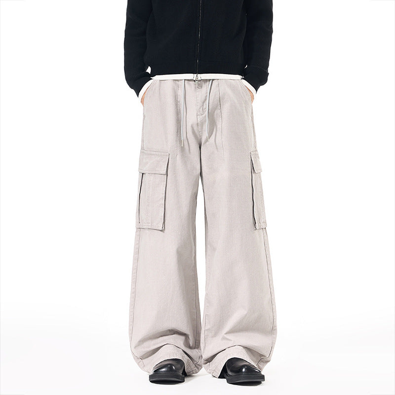 Baggy Wide-Leg Cargo Pants