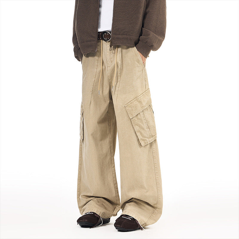 Baggy Wide-Leg Cargo Pants
