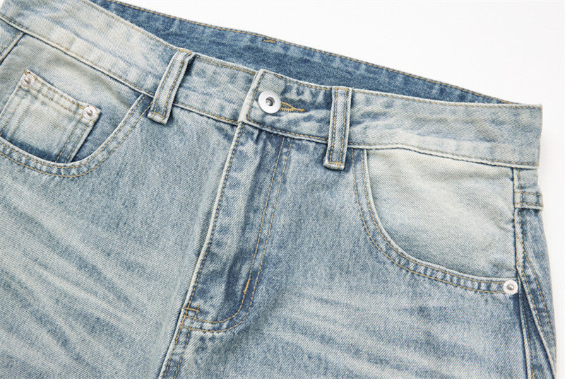 Balloon Wide-Leg Denim Jeans