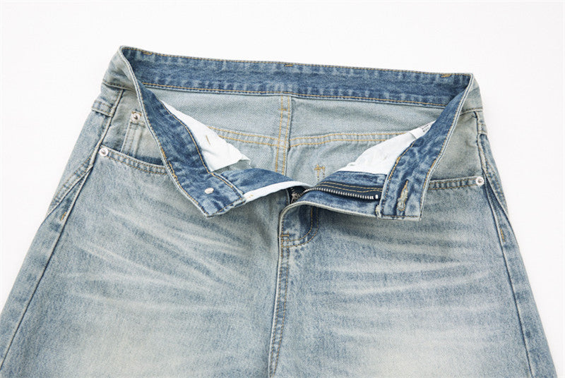 Balloon Wide-Leg Denim Jeans
