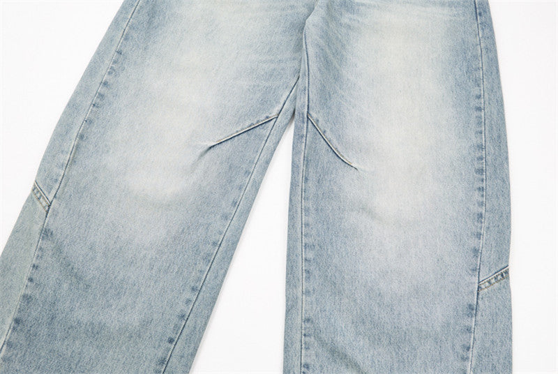 Balloon Wide-Leg Denim Jeans