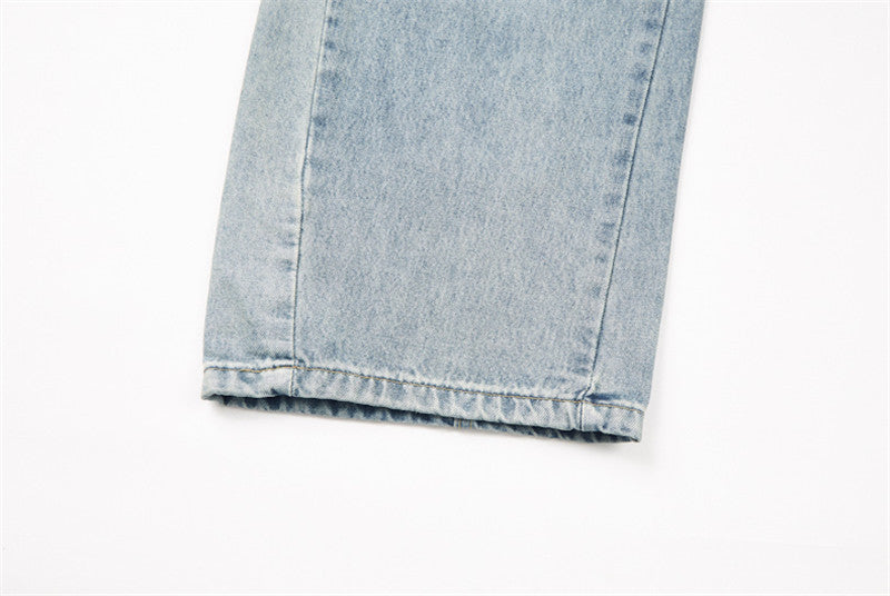 Balloon Wide-Leg Denim Jeans