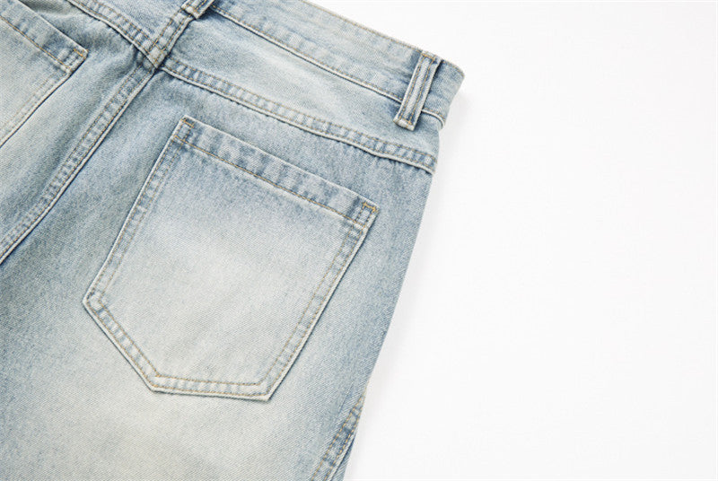 Balloon Wide-Leg Denim Jeans
