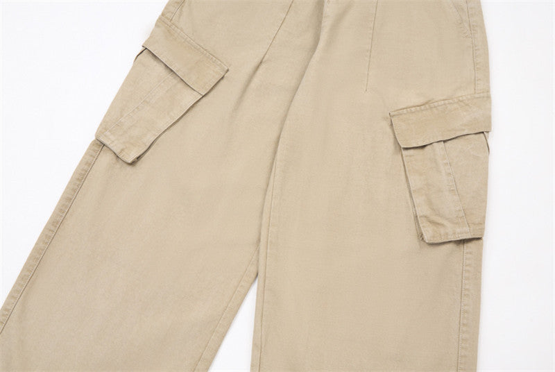 Baggy Wide-Leg Cargo Pants