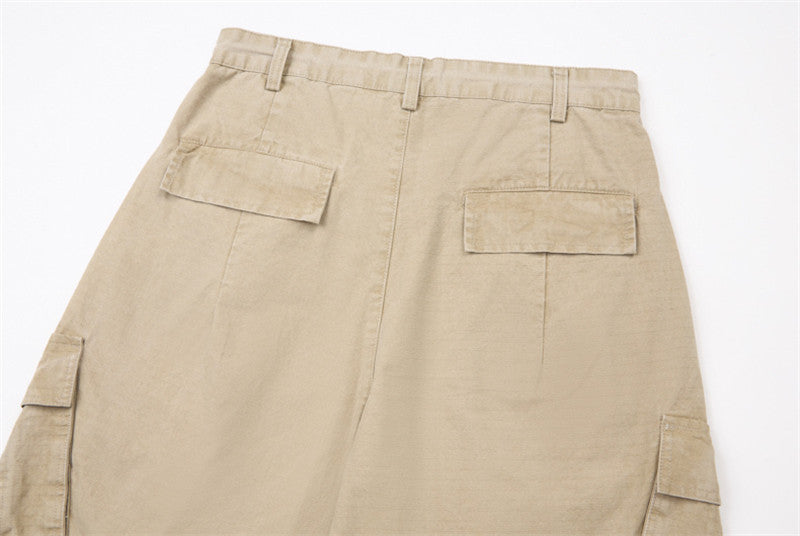 Baggy Wide-Leg Cargo Pants