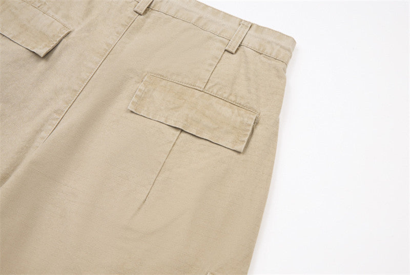 Baggy Wide-Leg Cargo Pants