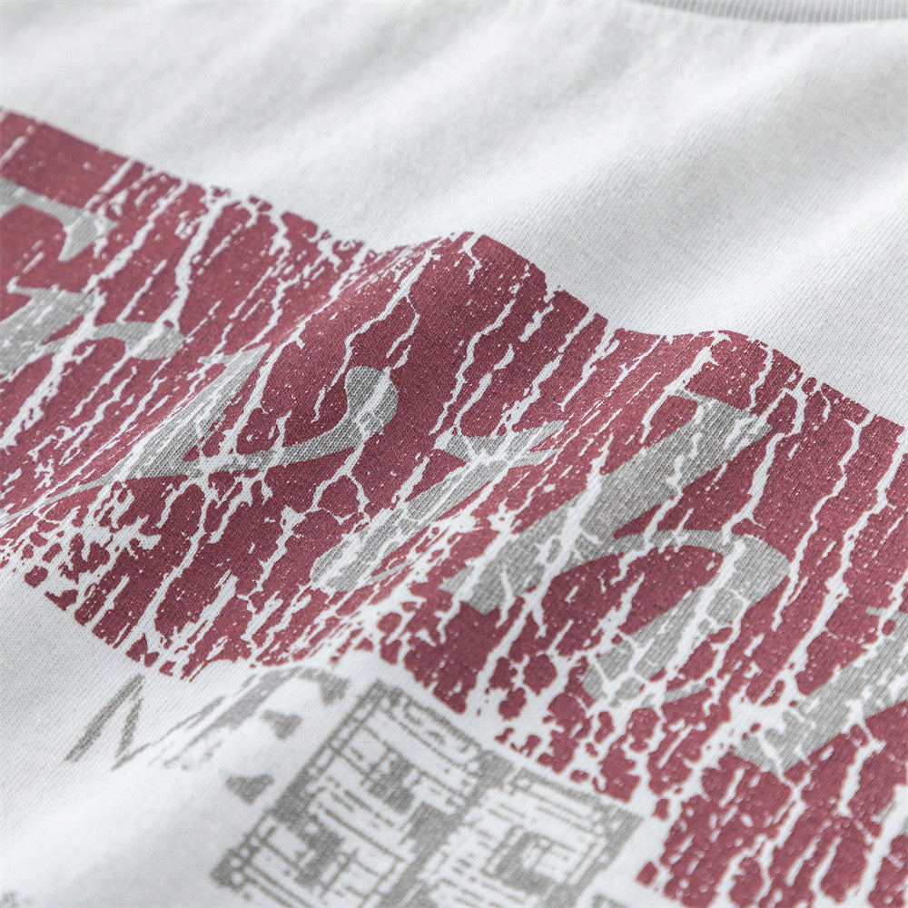 Distressed Graphic Tee - Tee