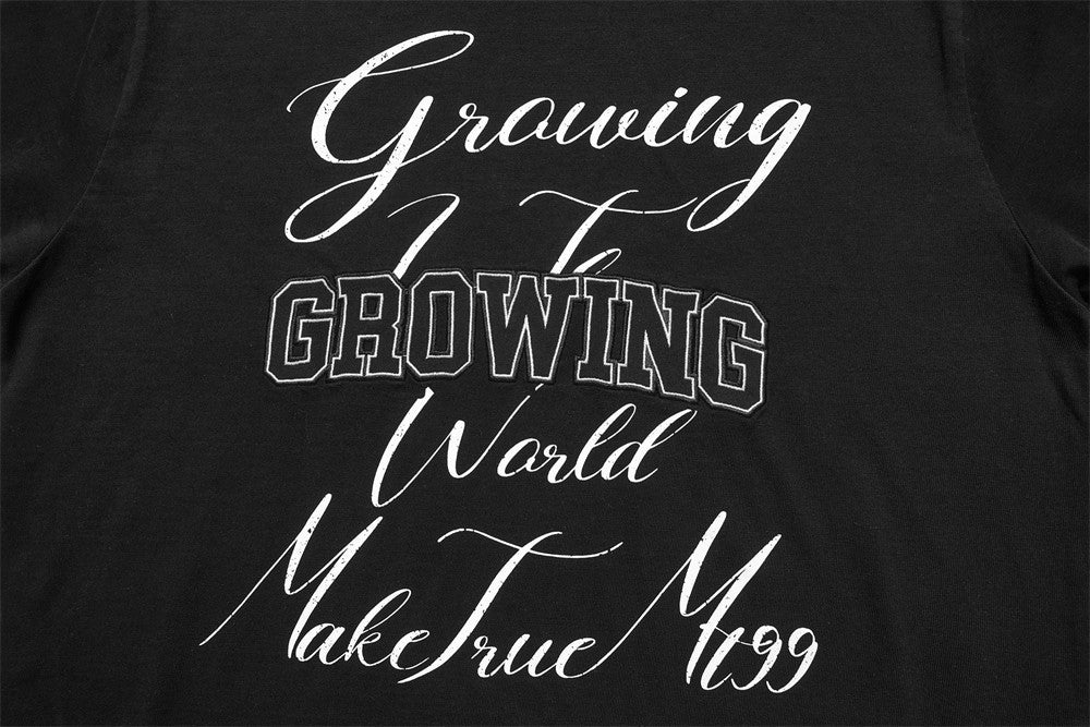 Camiseta Gráfica Growing Script