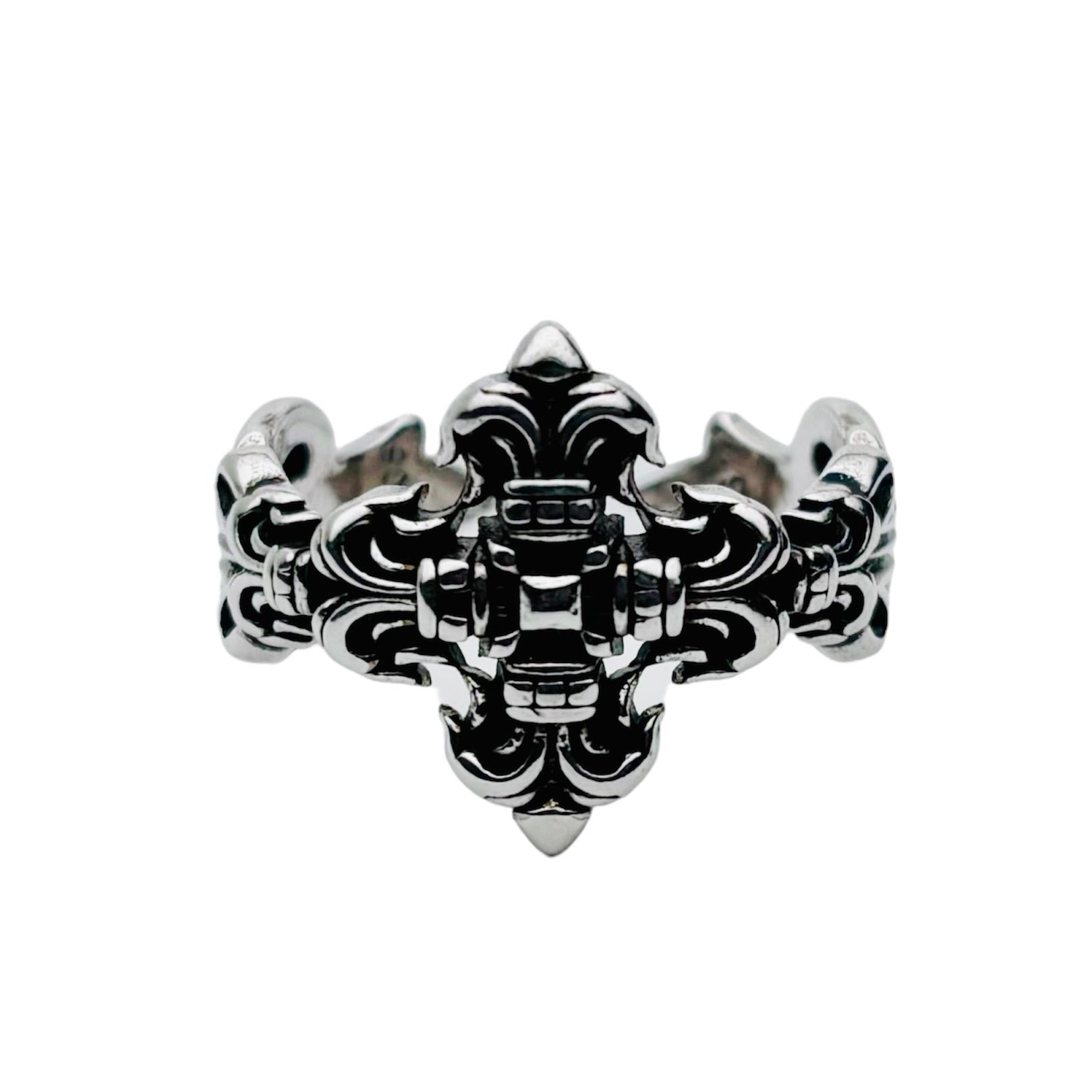 Dark Gothic Cross Ring