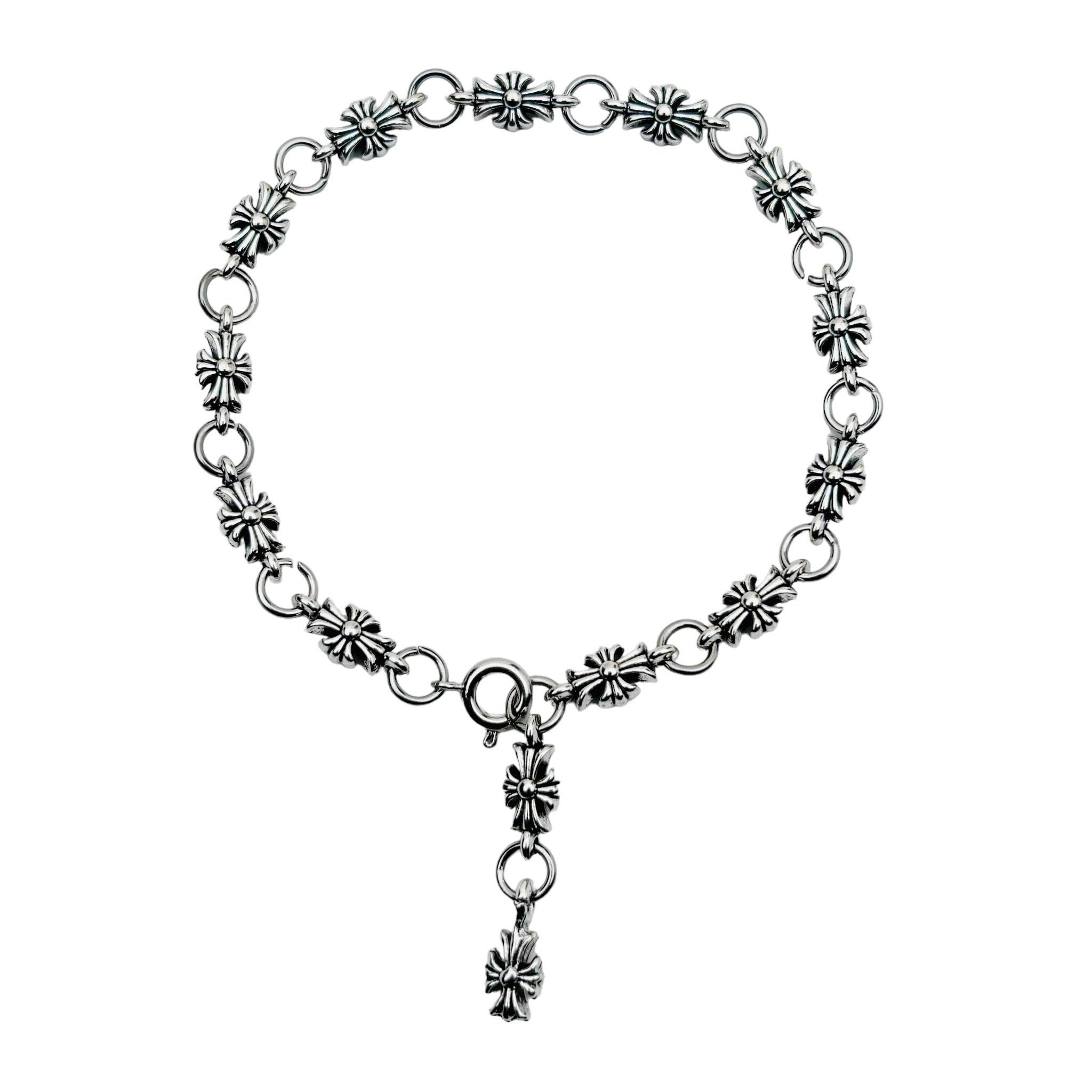 Tiny Mini Cross Bracelet