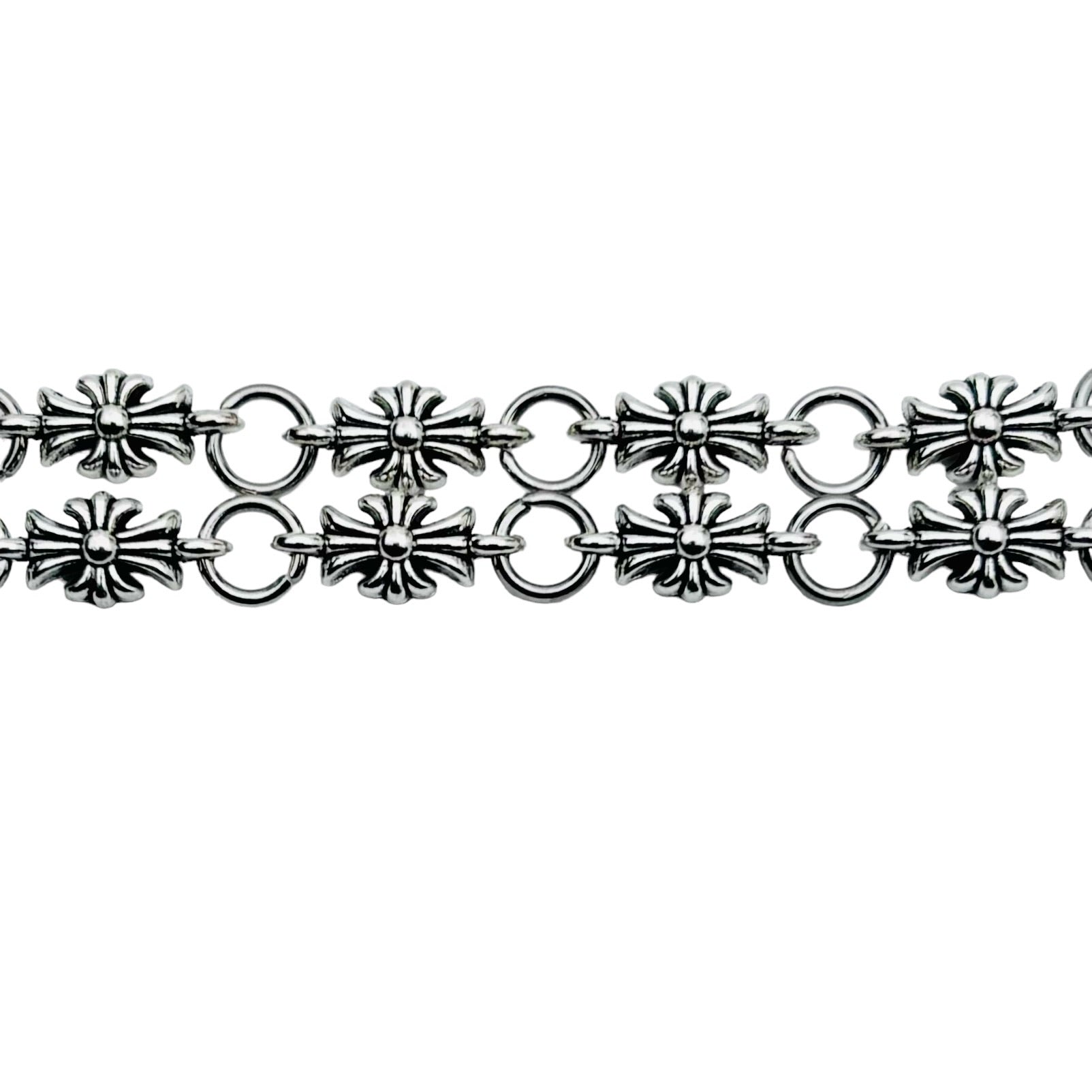 Tiny Mini Cross Bracelet