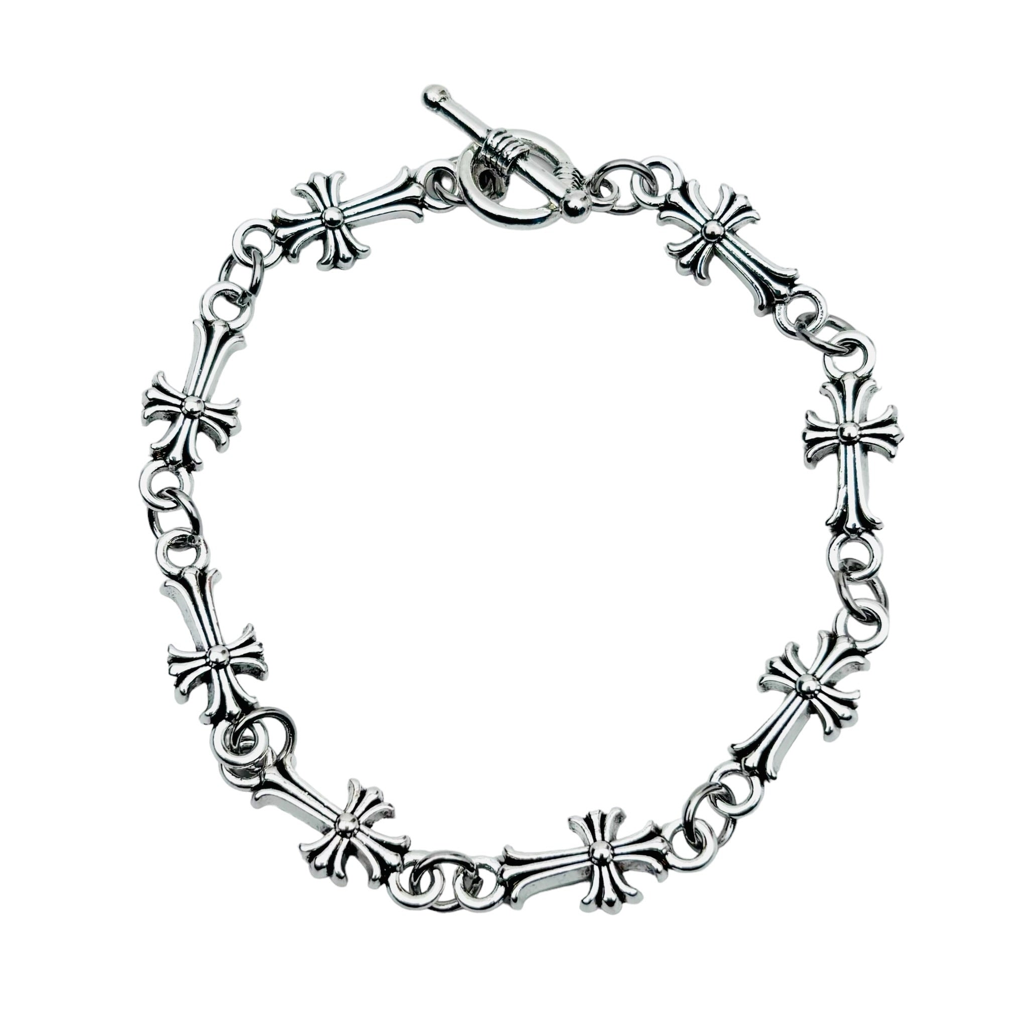 Layered All Cross Bracelet