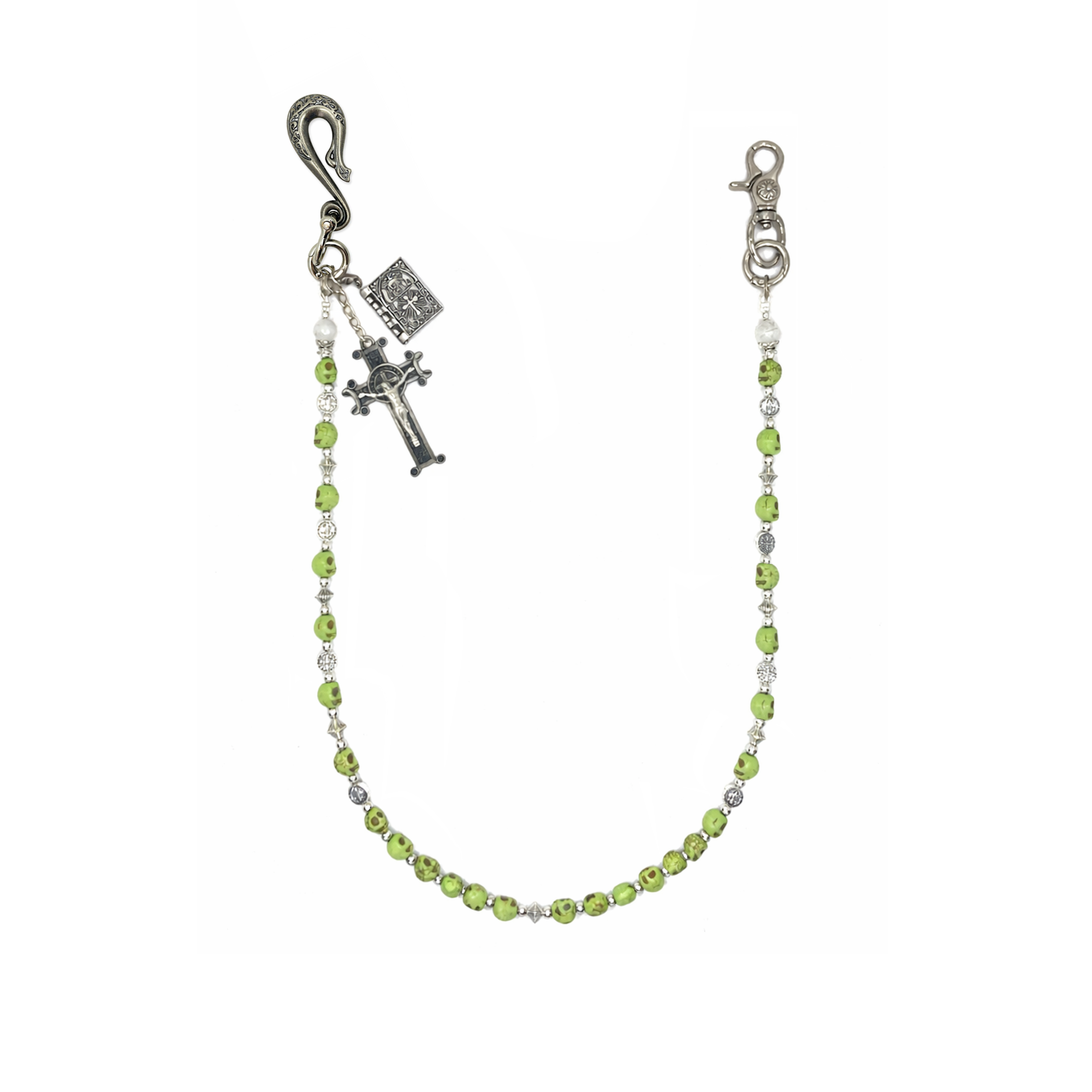 Blessed Holy Skull Wallet Chain