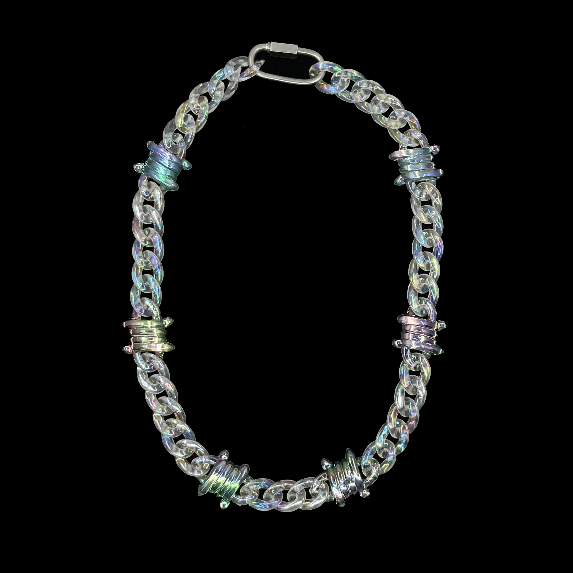 Twisted Barbed Wire Chain 2in1