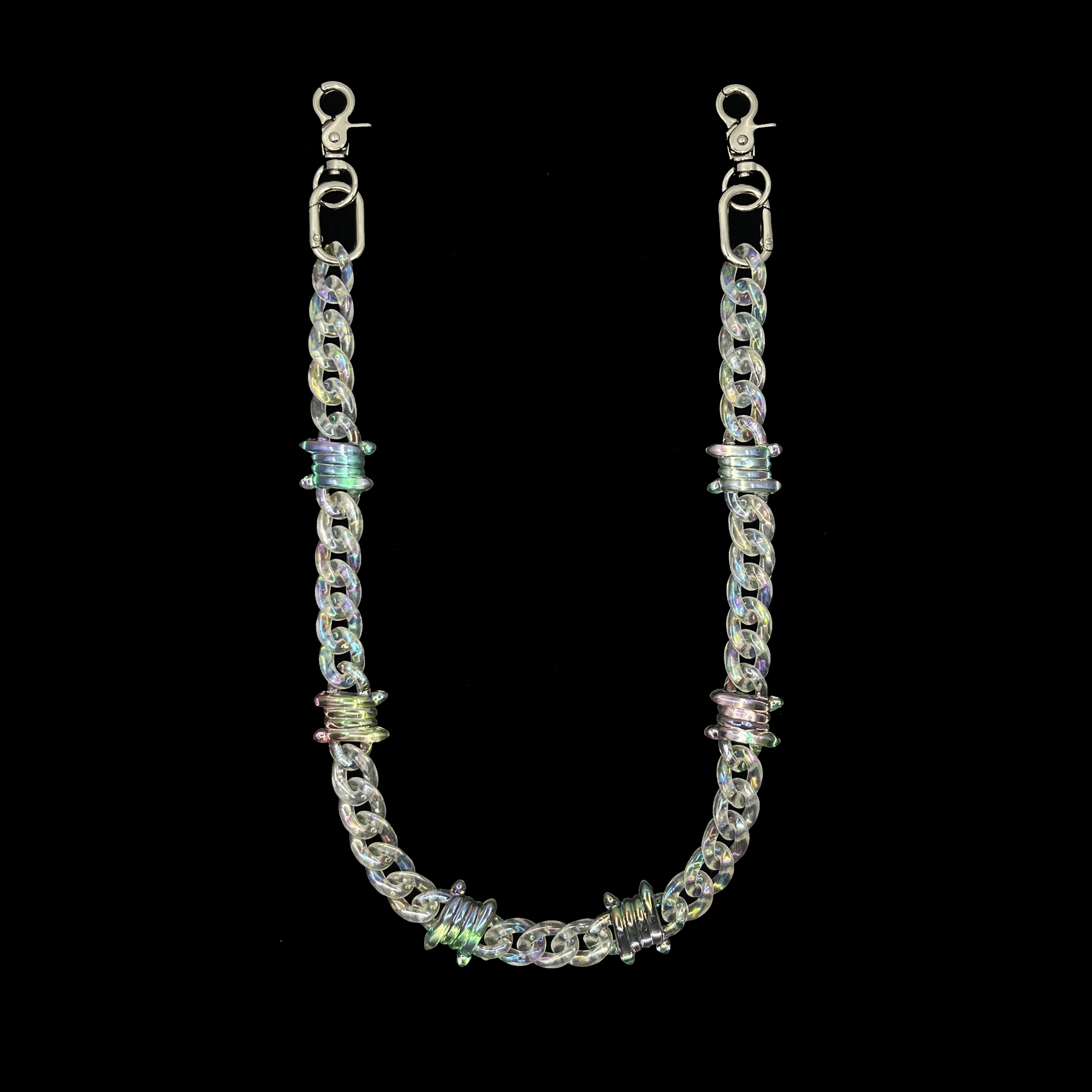 Twisted Barbed Wire Chain 2in1