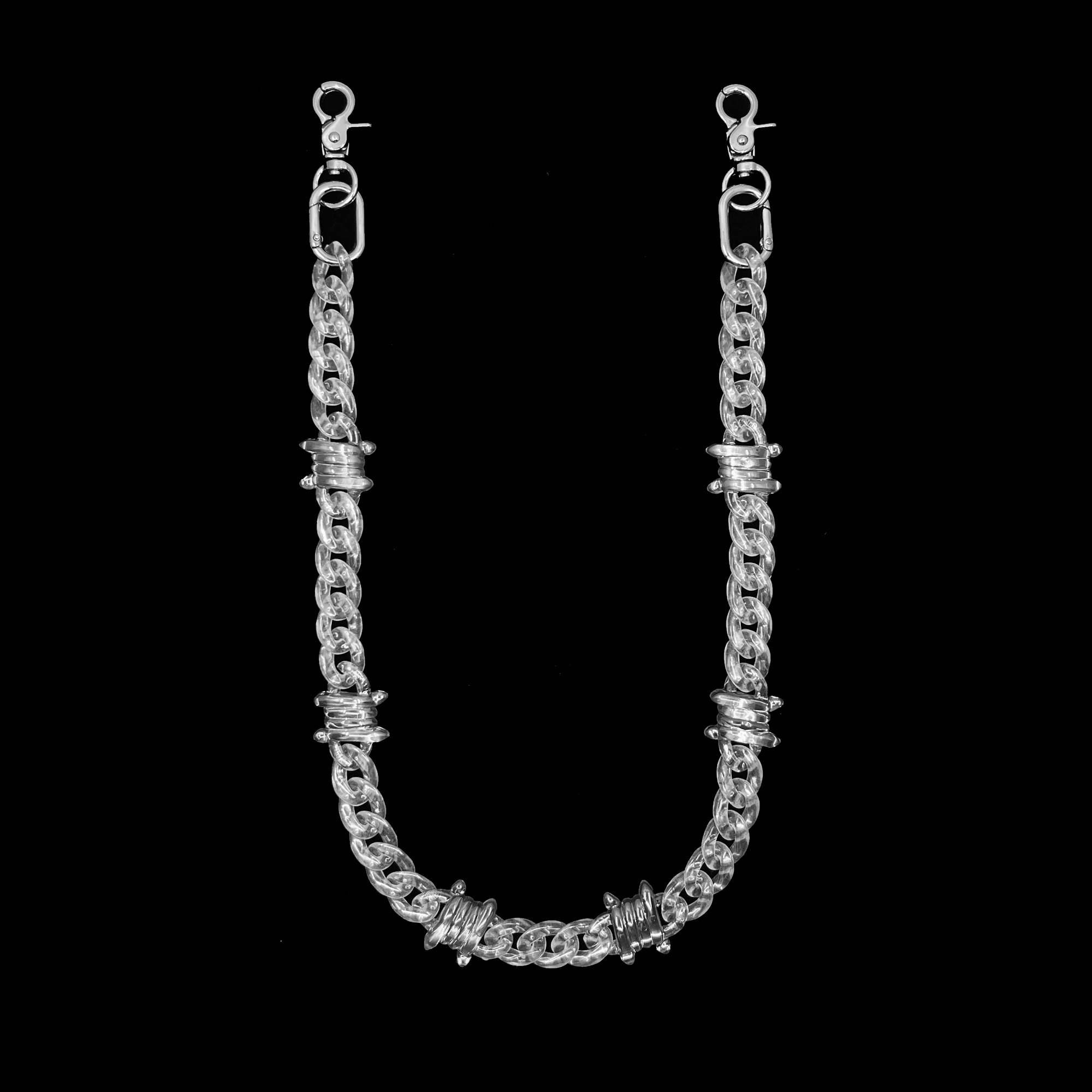 Twisted Barbed Wire Chain 2in1