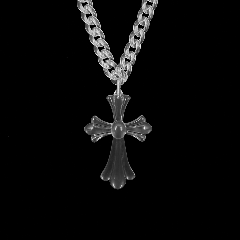 Dripped Crystal Cuban Chain 2in1