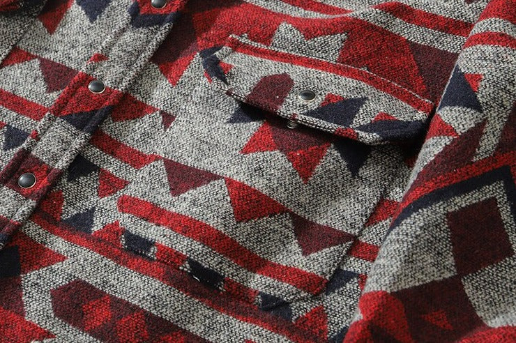 Geometric Pattern Shirt