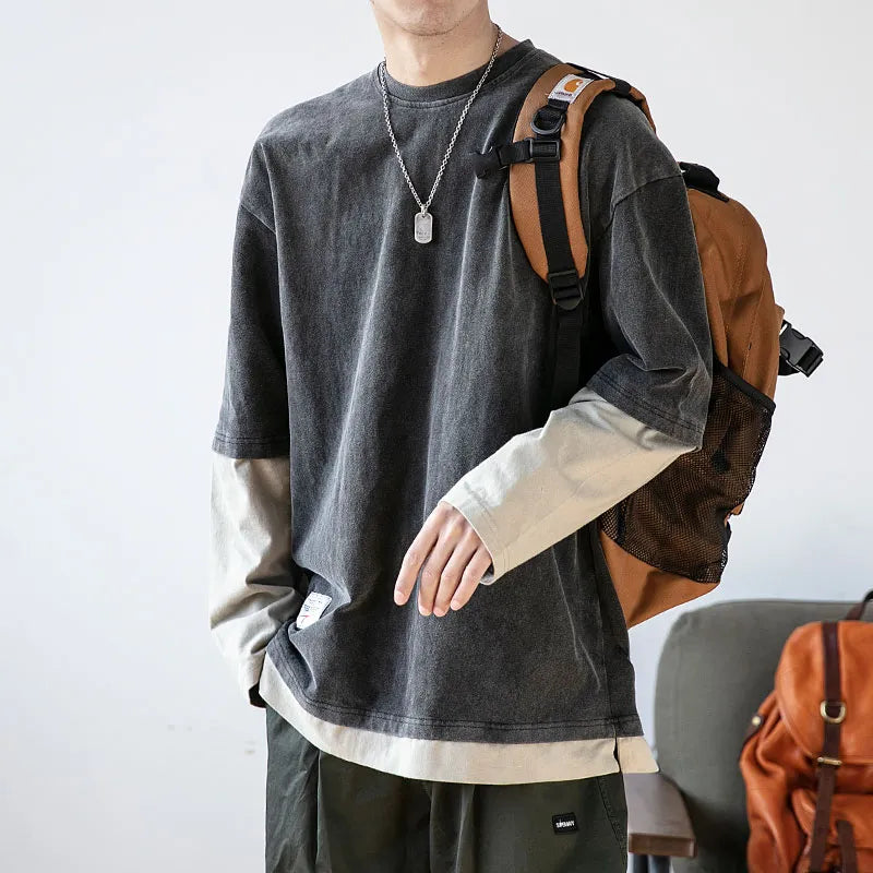 Loose Double-sleeved Tee