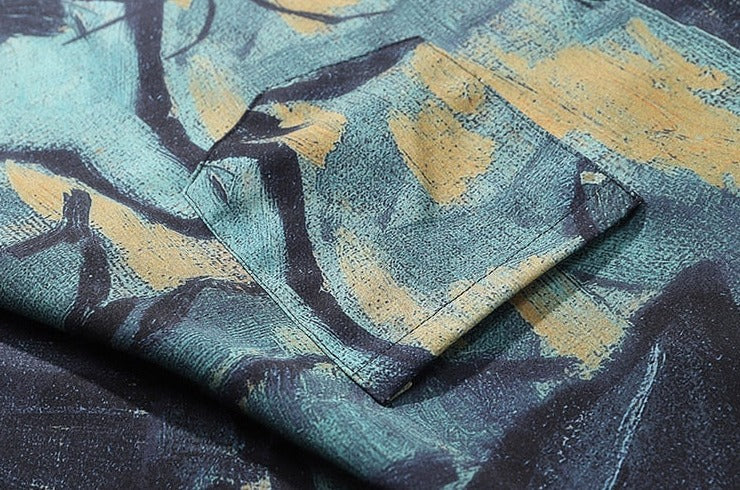 Hawaiian Washed Butterfly Shirt