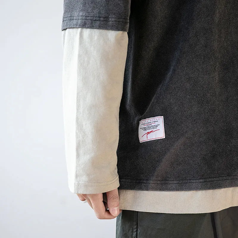 Loose Double-sleeved Tee