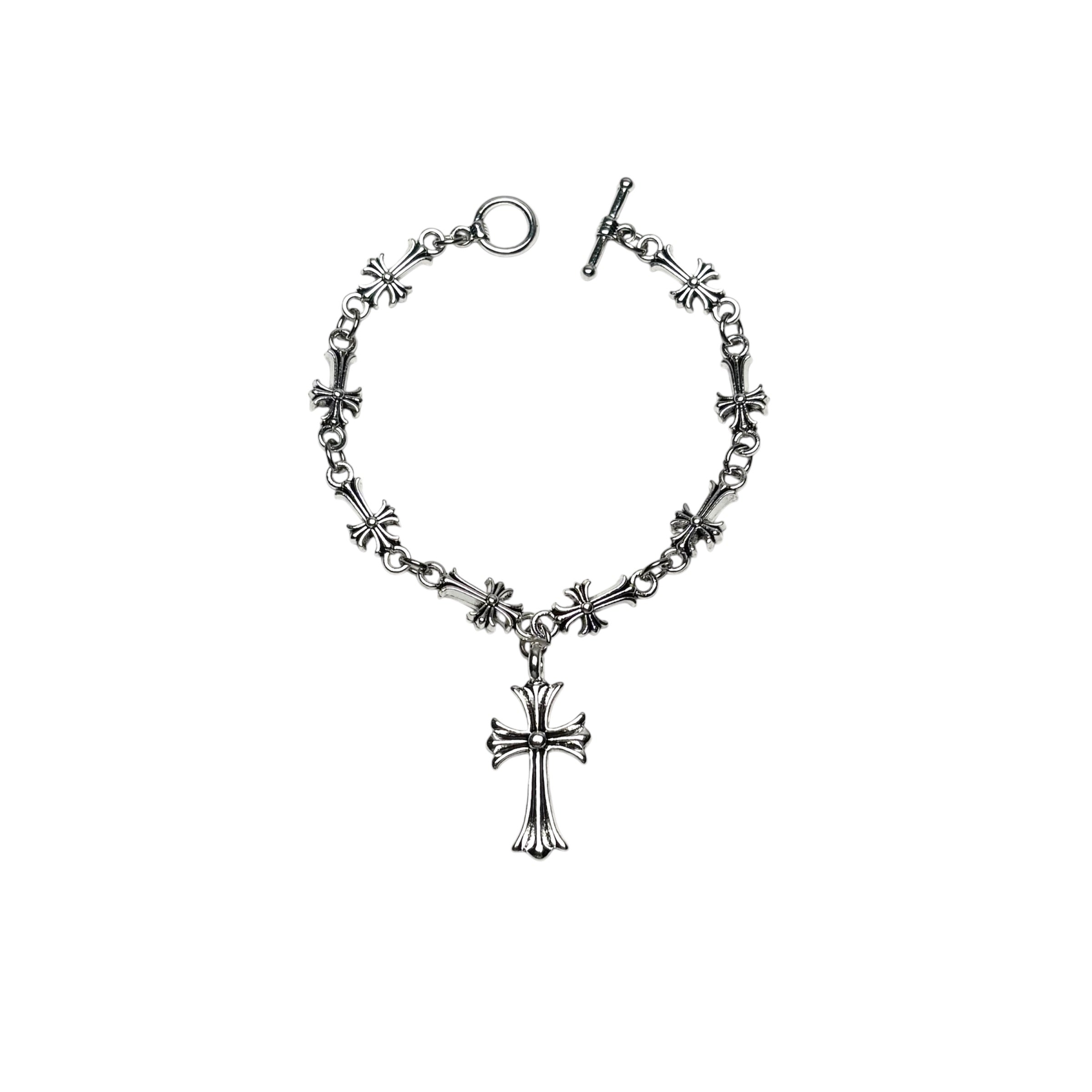Layered All Cross Bracelet
