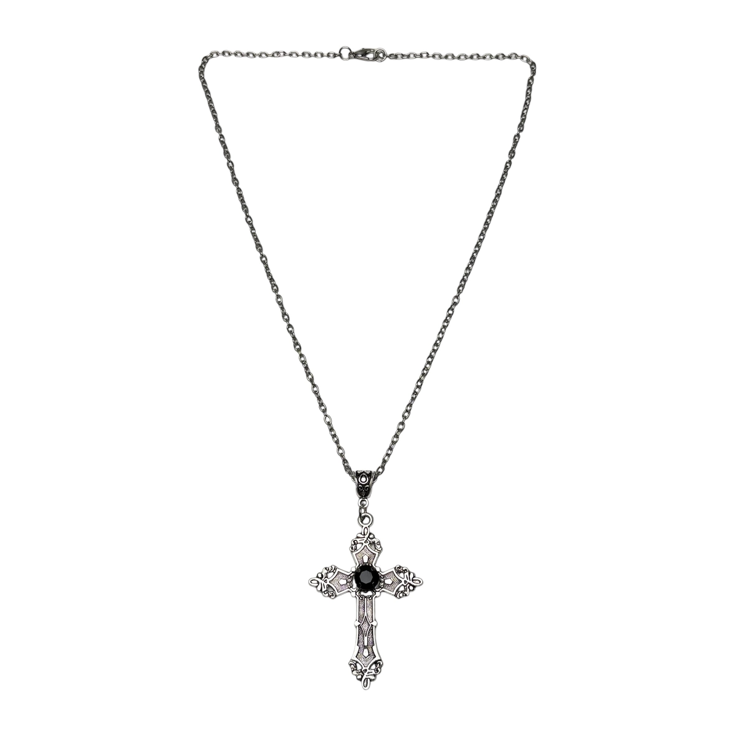 Crowned Royal Cross Necklace