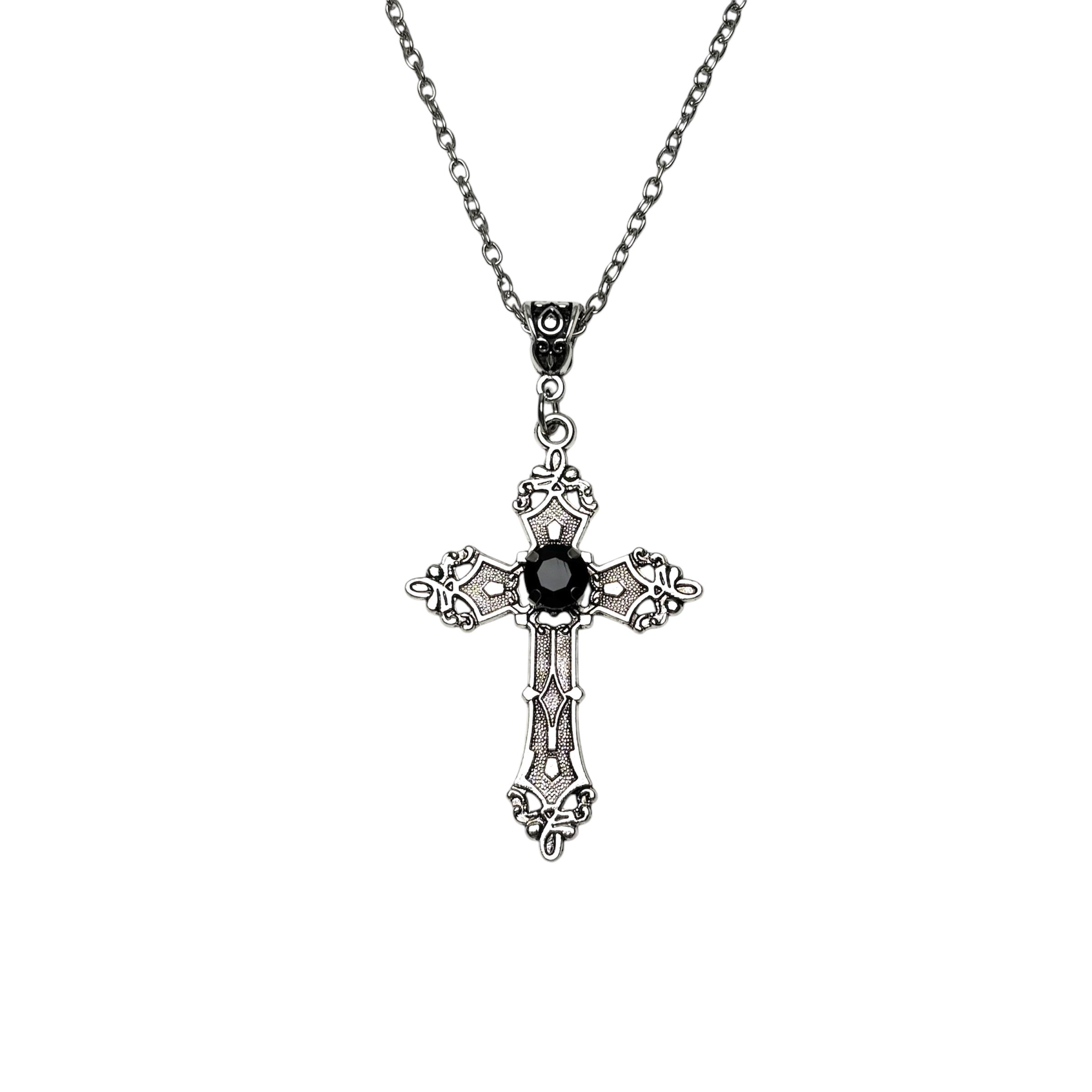 Crowned Royal Cross Necklace