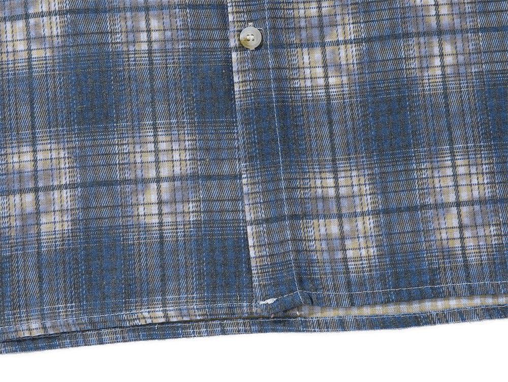 Loose Plaid Embroidered Butterfly Shirt