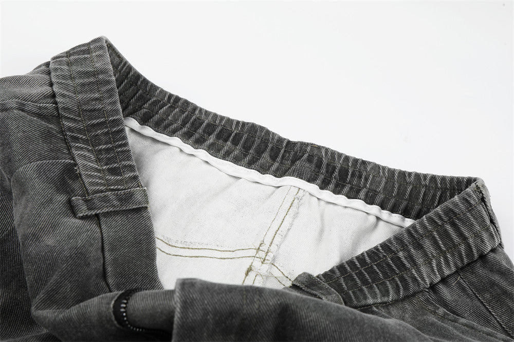 Pantalones cortos de camuflaje de ajuste relajado