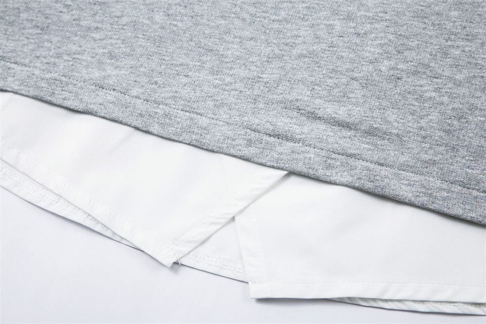 Layered V-Neck Oversized Top