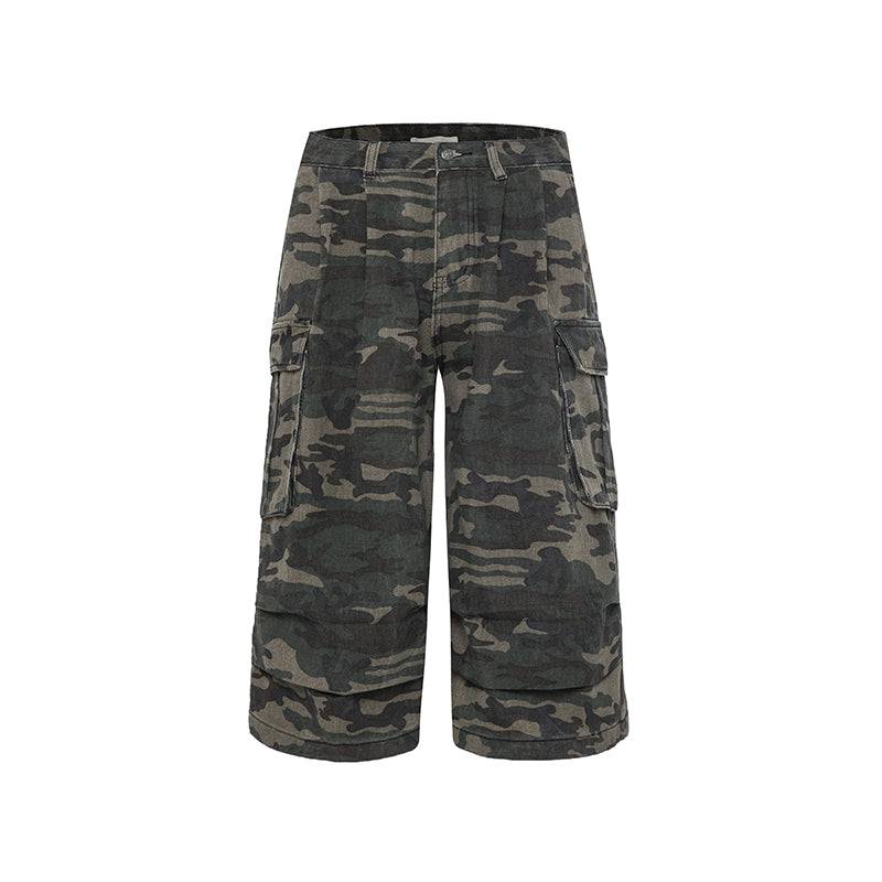 Baggy Cargo Camouflage Jorts