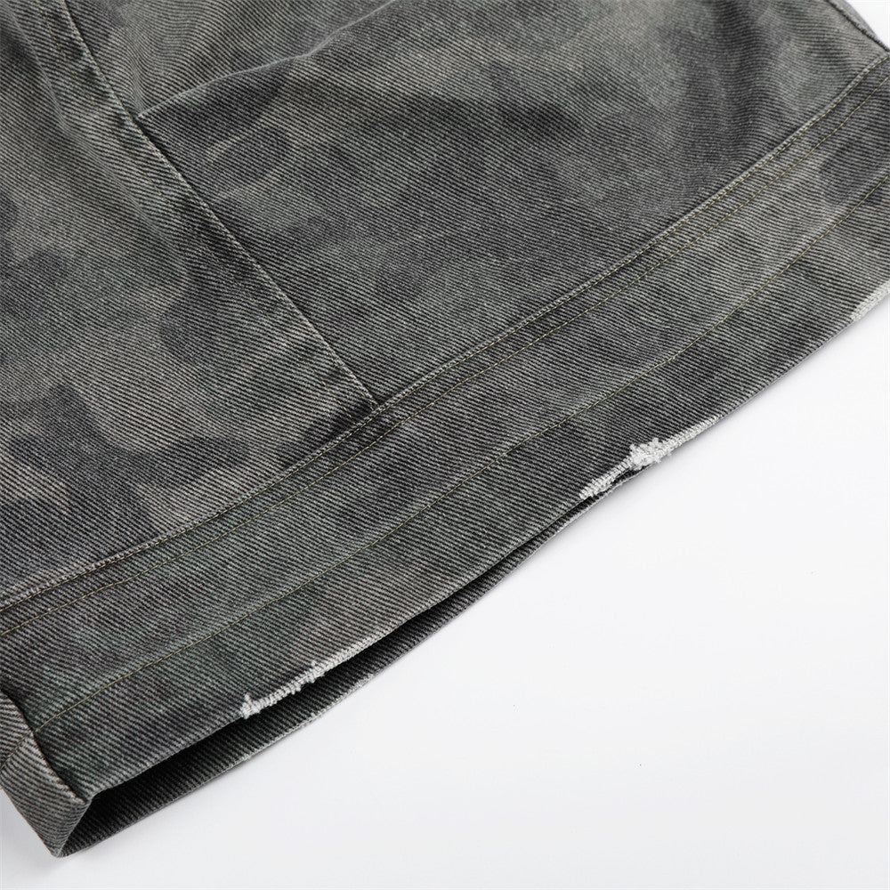 Pantalones cortos de camuflaje de ajuste relajado