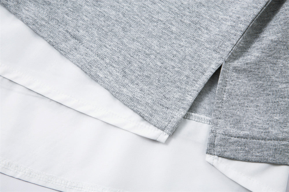Layered V-Neck Oversized Top