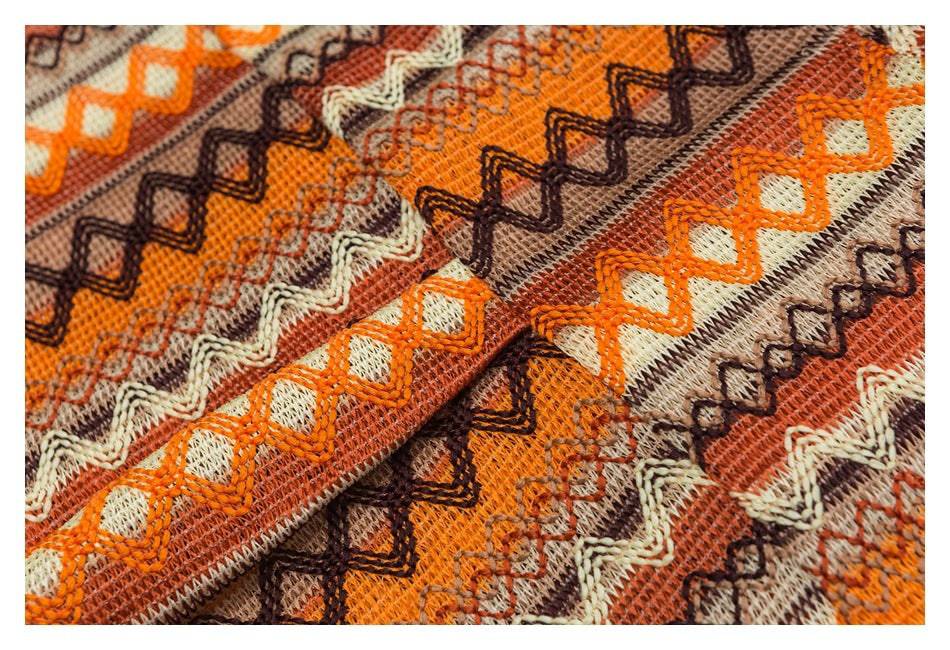 Vintage Ethnic Style Cuban Collar Shirt