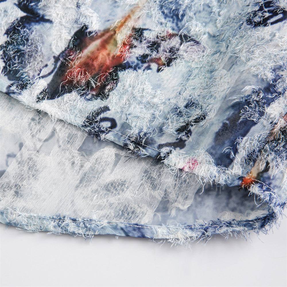 Fire Butterfly Fuzzy Shirt
