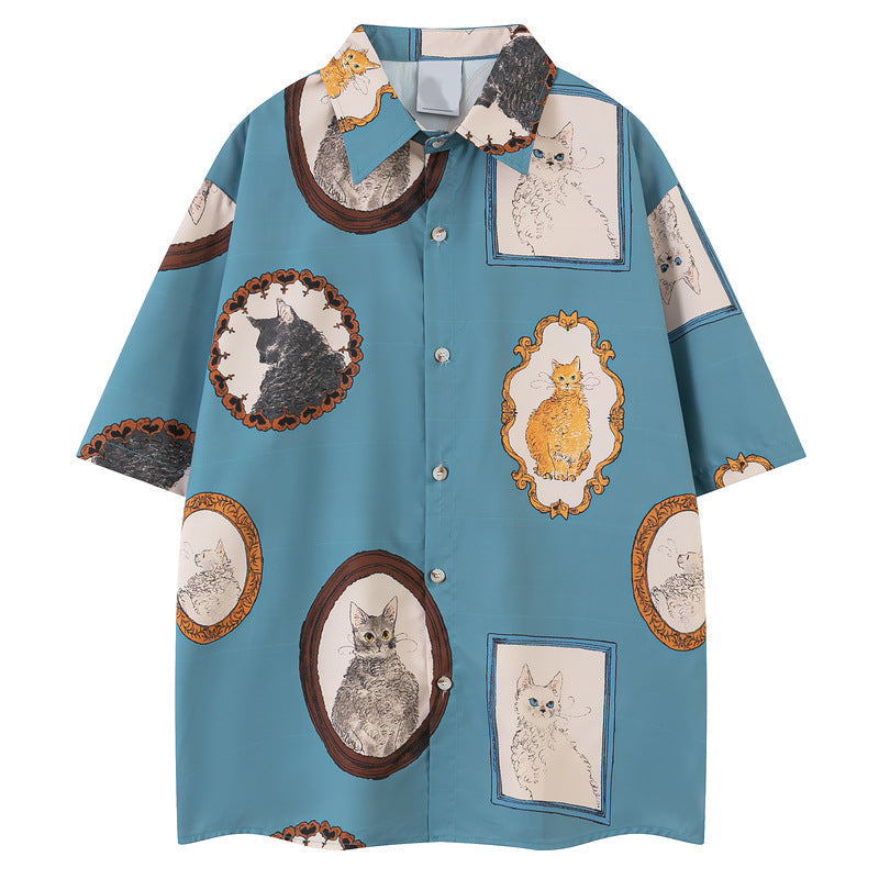 Retro Cats Portraits Shirt