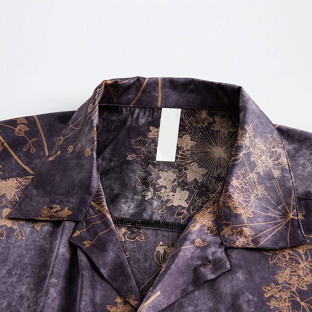 All-Over Printed Flowers Shirt