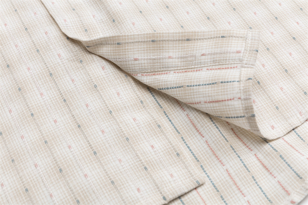 Chill Vibes Plaid Short-Sleeved Shirt