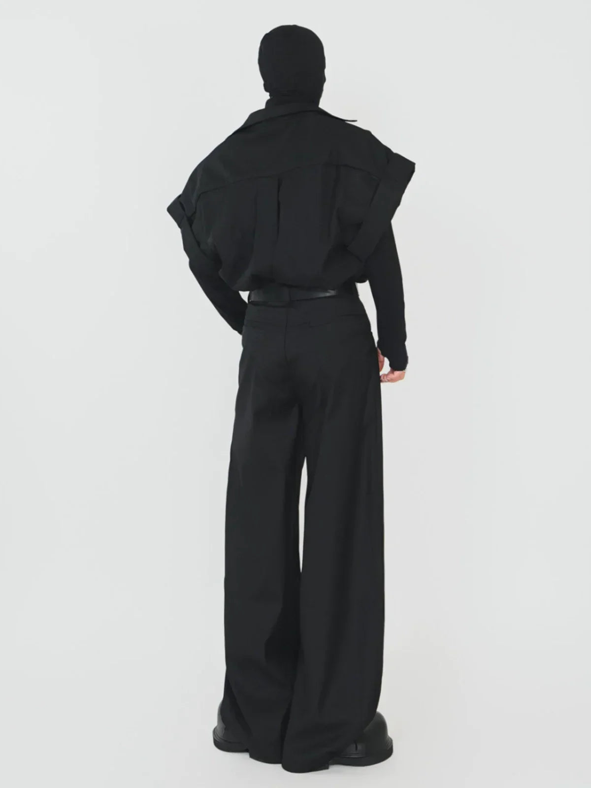 Wide Cuff Design Short Sleeve Shirt