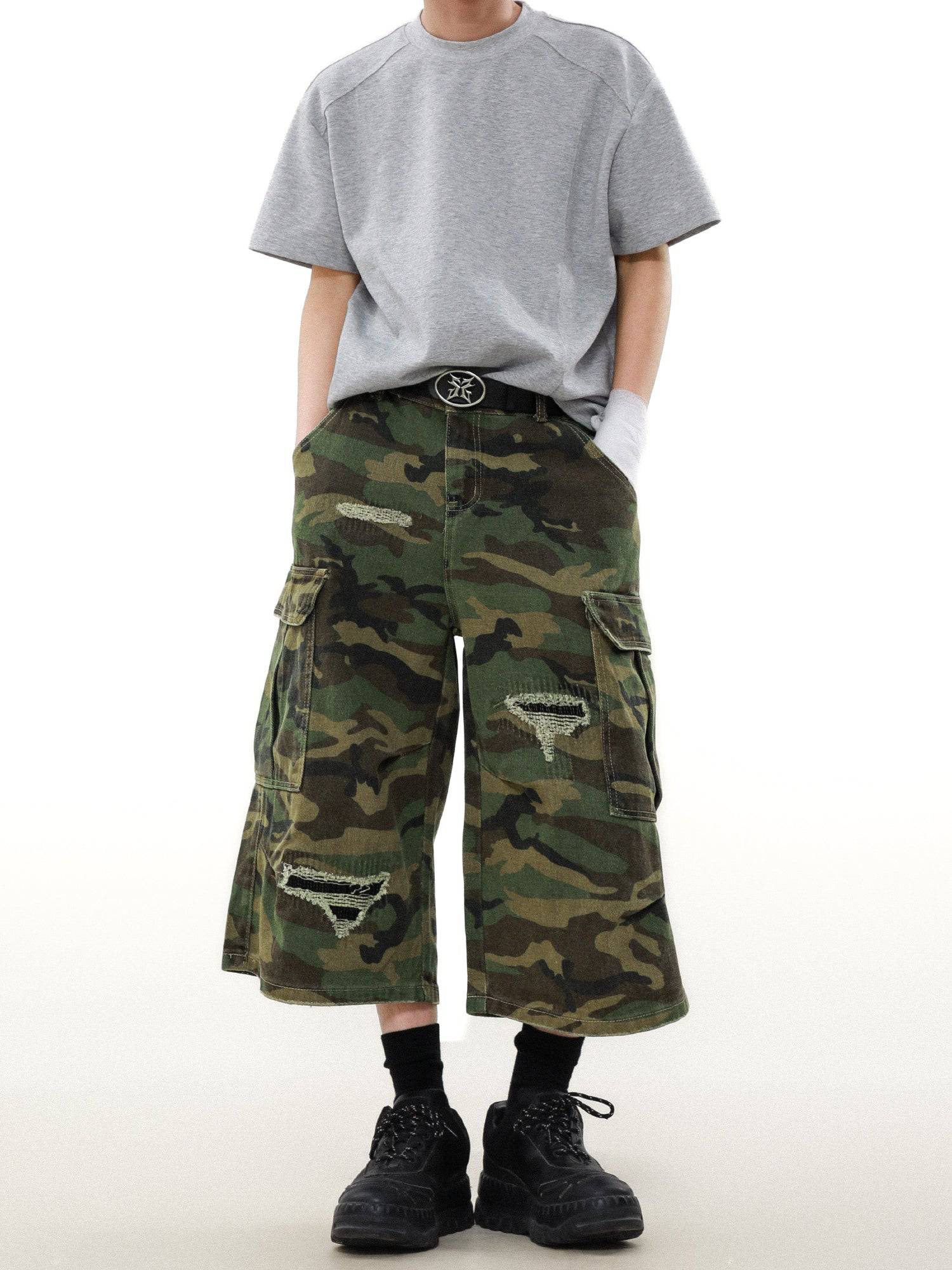 Cargo Camouflage Jorts