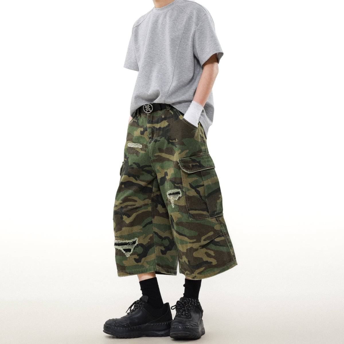 Cargo Camouflage Jorts