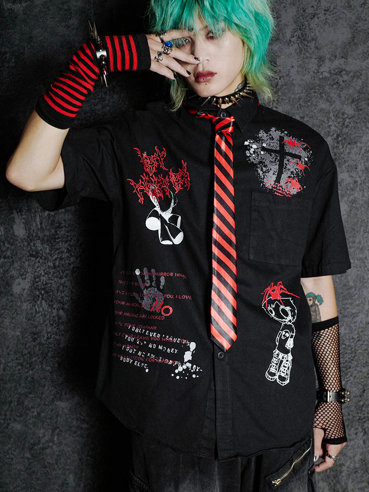 Graphic Design Short Sleeve Shirt