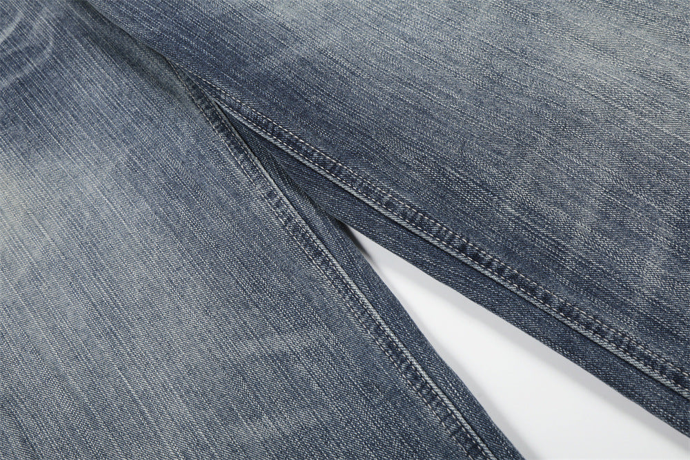 Vintage Vibe Wide-Leg Denim Jeans