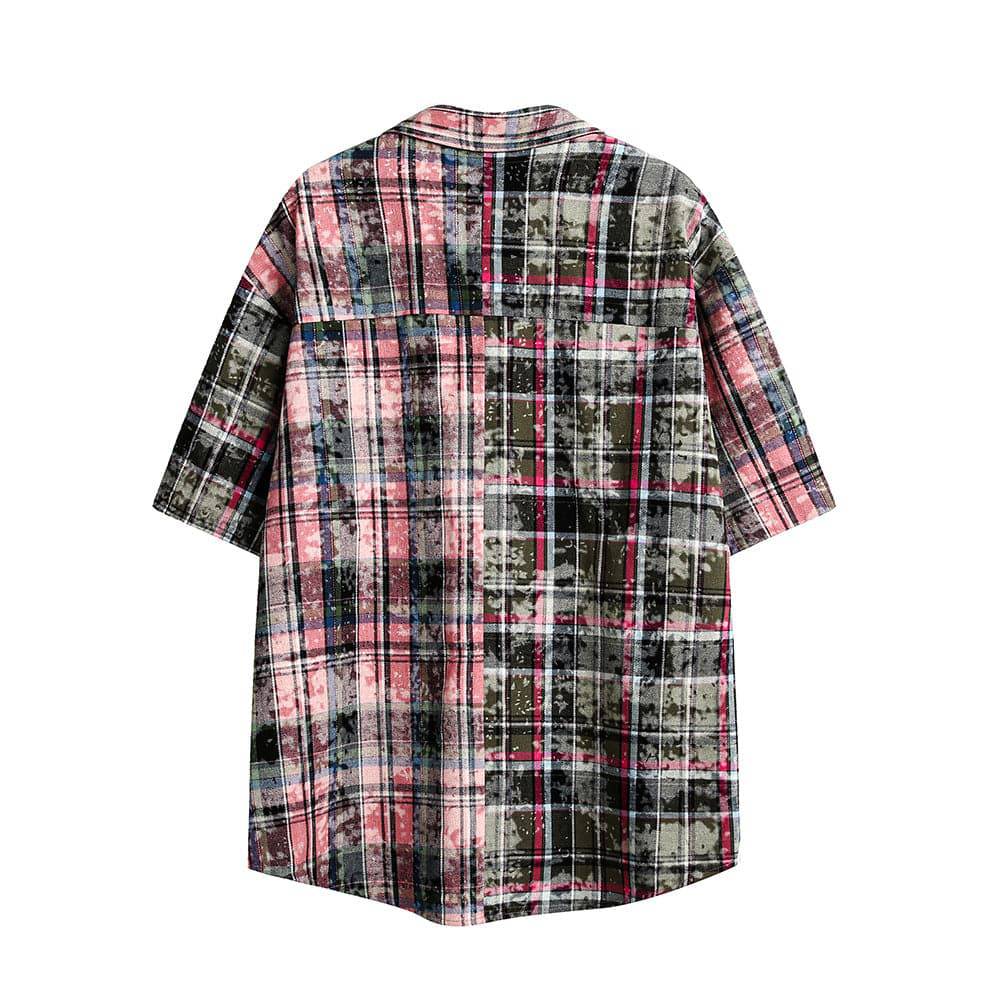 Distressed Checkered Summer Shirt