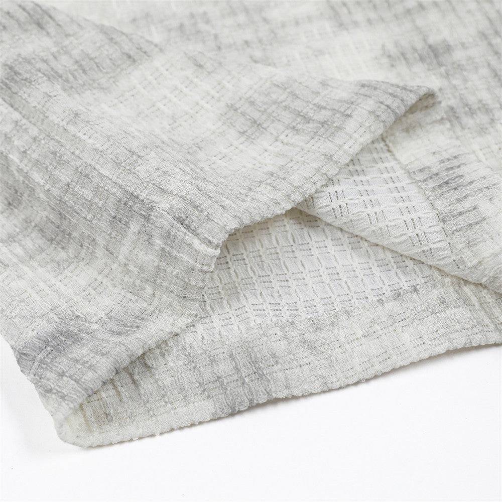 Ink Wash Tie-Dye Cuban Collar Shirt