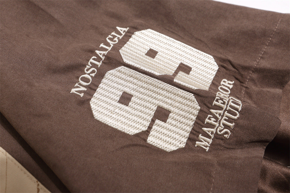Baseball Collar Short-Sleeved Shirt